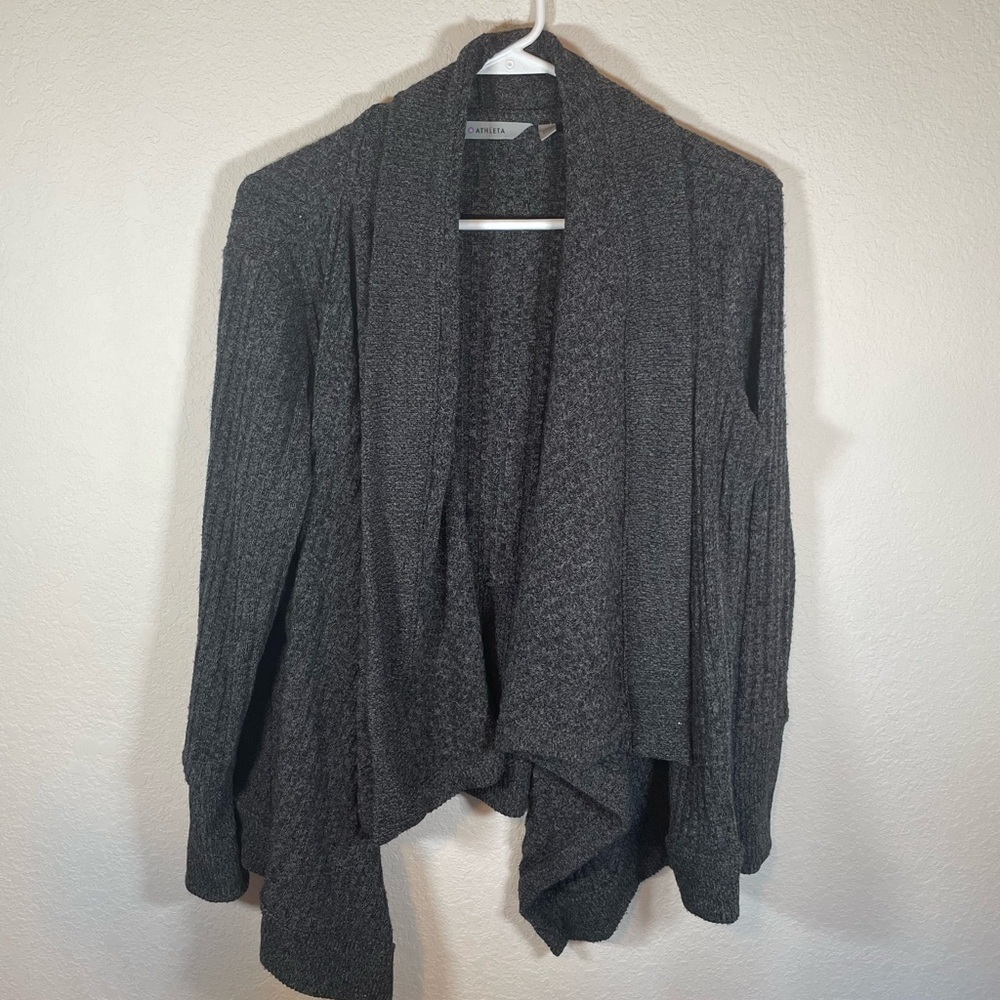 Athleta Tiburon Open Front Waterfall Cardigan - Picture 2 of 6